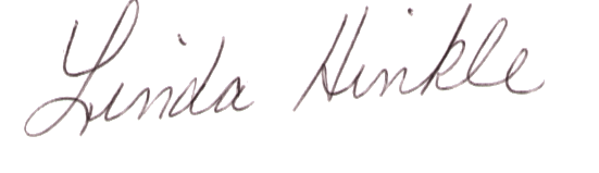 linda hinkle signature